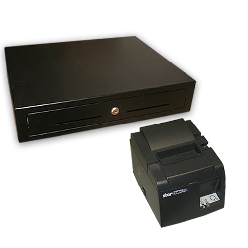 Square Stand Hardware Bundle TSP143U USB Receipt Printer + Cash