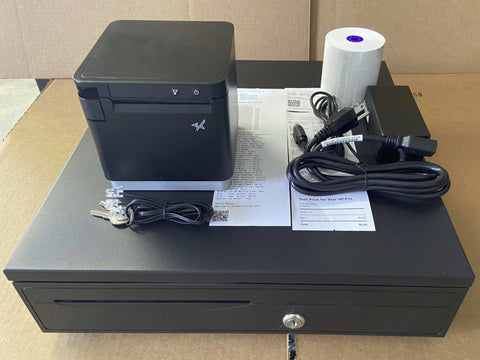 Square Hardware Bundle Star MCP31L Ethernet POS Printer+ Cash Drawer ...